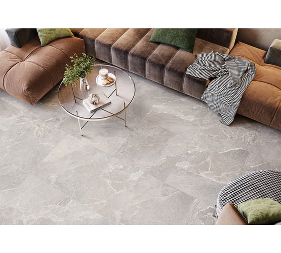 Керамогранит New Trend Karakum Light матовый 600х600х9,5 1,44 м2 серый D60257M 1