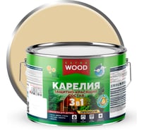 Защитно-красящий состав 3в1 для древесины FARBITEX Карелия Ваниль, 9 л, WOOD EXTRA 4300016979