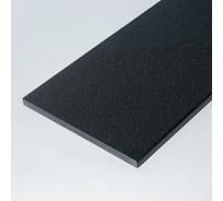 Подоконник из искусственного камня BNV 1400х350х20мм, черный гранит, глянцевая поверхность 4603307468519