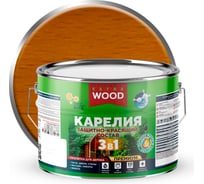 Защитно-красящий состав Farbitex 3в1 для древесины Карелия Калужница (9 л) WOOD 4300016982