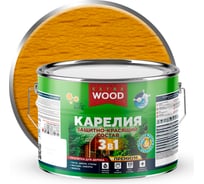 Защитно-красящий состав Farbitex 3в1 для древесины Карелия Сосна (9 л) WOOD EXT 4300016991