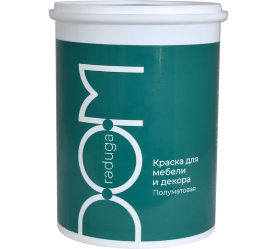 Краска для мебели Радуга ВД-АК 1111 DOM графит 1.2 кг 4630058028341 1