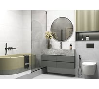 Керамогранит матовый Alma Ceramica Beton PRO 600х1200, цвет белый GFU60120BTP00R