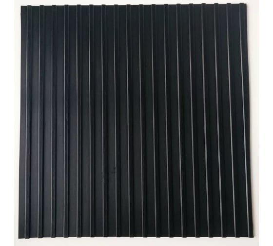 Резиновое рулонное покрытие ComeForte Рифленка 1,2х10м Middle Ribbed rubber ср.линия СС002788