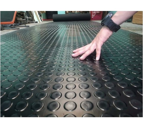 Резиновое рулонное покрытие ComeForte Монетка 1,2х10 м Stud Rubber СС002784