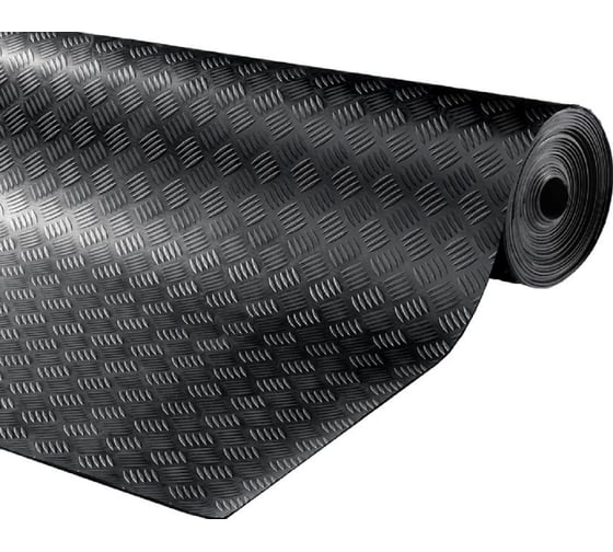 Резиновое рулонное покрытие ComeForte Шашки 1,2х10 м Checker Rubber СС002786 1
