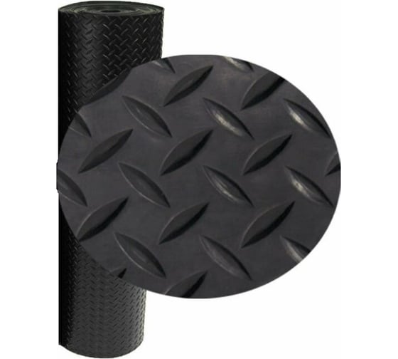 Резиновое рулонное покрытие ComeForte Елочка 1,5х10 м Diamond Rubber СС002780