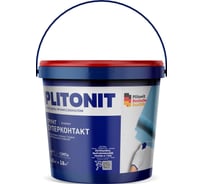 Грунтовка PLITONIT Грунт Супер Контакт, праймер для невпитывающих оснований, 4,5 кг 5099