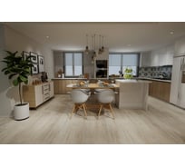 Виниловый пол с подложкой FLOORWOOD Genesis Дуб Тейнир 43 класс, толщина 5 мм, влагостойкий, с микрофаской, 2,44 кв. м  MV 86133-4