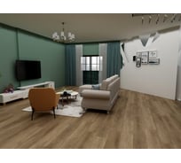 Виниловый пол с подложкой Floorwood Genesis Дуб Данте 43 класс, толщина 5 мм, влагостойкий, с микрофаской MV 86047-34