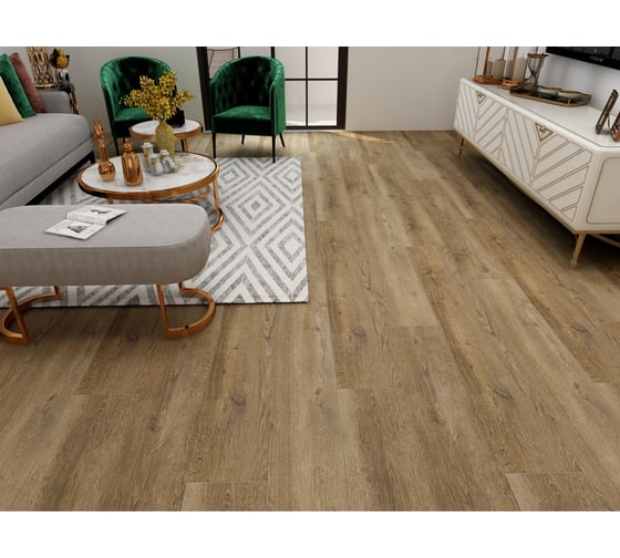 Ламинат Floorwood SPC Genesis Дуб Церея, 43 класс, толщина 5 мм, 2.44 кв.м 190504HL-09