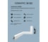Плинтус Oracdecor CASCADE Orac из дюрополимера, белый SX182 2