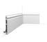 Плинтус напольный Oracdecor дюрополимер CONTOUR Orac белый, под покраску SX206 1