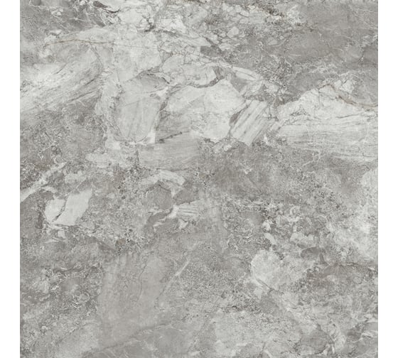 Керамогранит матовый AlmaCeramica Alma Ceramica Rock Line 600х600х9, 1.8м2, цвет серый GFU6060RKL27R 1