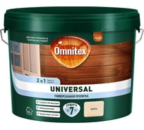 Пропитка Omnitex by Pinotex Universal 2 в 1 Береза, 9л 50035532