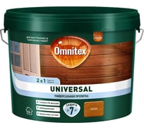 Пропитка Omnitex by Pinotex Universal 2 в 1 Орегон, 9л 50035529