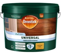 Пропитка Omnitex by Pinotex Universal 2 в 1 Карельская сосна, 9л 50035526
