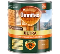Влагостойкая лазурь Omnitex by Pinotex Ultra Орегон 2,5л 50035807