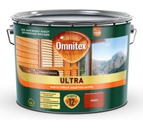 Влагостойкая лазурь Omnitex by Pinotex Ultra Рябина 9л 50035903