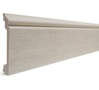 Напольный плинтус Decor-Dizayn ударопрочный влагостойкий цвет ваниль 100Х16Х2400 мм 701-77