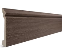 Напольный плинтус Decor-Dizayn ударопрочный влагостойкий цвет дуб рустик 100Х16Х2400 мм 701-81SH