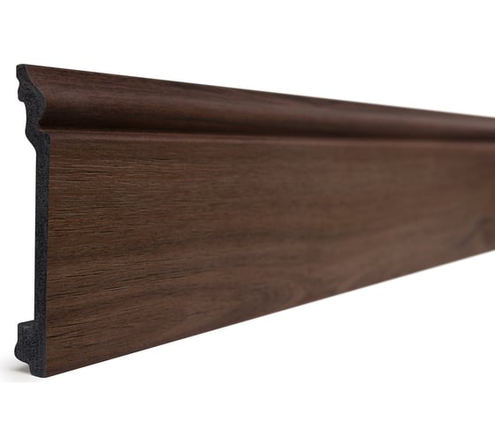 Напольный плинтус Decor-Dizayn ударопрочный влагостойкий цвет дуб тобакко 100Х16Х2400 мм 701-88SH