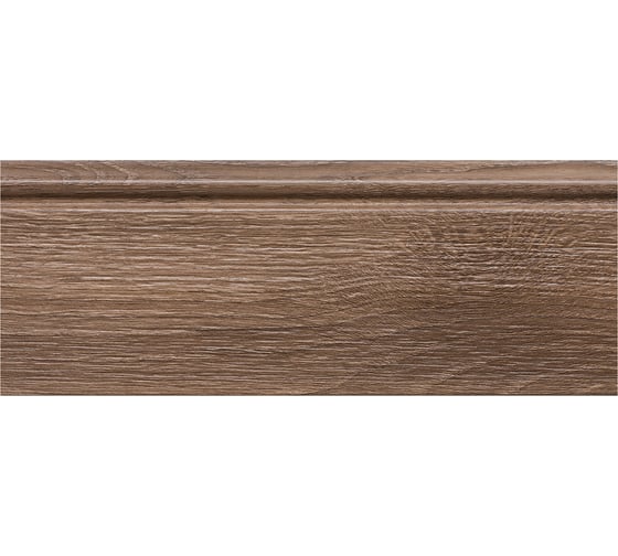 Напольный плинтус Decor-Dizayn ударопрочный влагостойкий цвет ясень 100Х16Х2400 мм 701-92SH