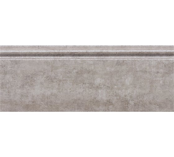 Напольный плинтус Decor-Dizayn ударопрочный влагостойкий цвет серый бархат 100Х16Х2400 мм 701-25