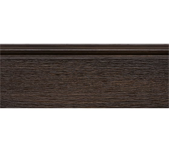 Напольный плинтус Decor-Dizayn ударопрочный влагостойкий цвет венге 100Х16Х2400 мм 701-93SH