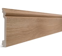 Напольный плинтус Decor-Dizayn ударопрочный влагостойкий цвет орех 100Х16Х2400 мм 701-90SH