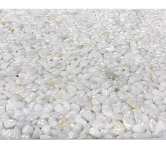 Камешковая штукатурка Kitstone Pebble Creative, цвет Snow 2020203