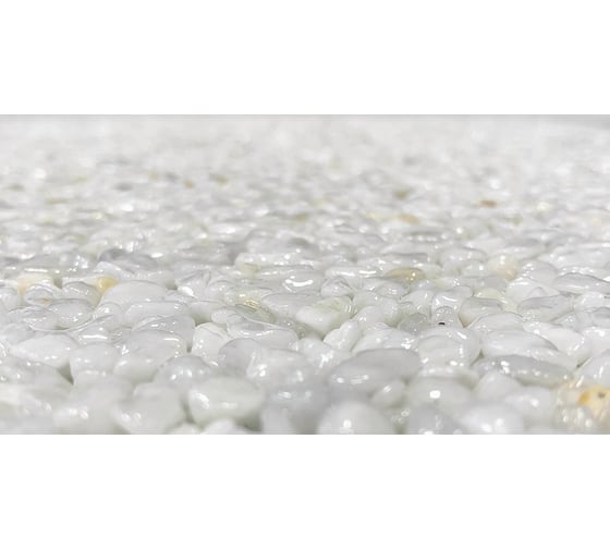 Камешковая штукатурка Kitstone Pebble Creative, цвет Snow 2020203