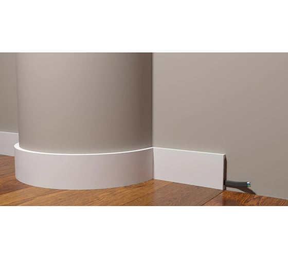 Плинтус повышенной гибкости Decor-Dizayn (80х13x2000мм) DD708-E 1