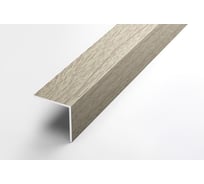 Декоративный угловой профиль ЛУКА алюминиевый, 30х30х1,5 мм, 2,7 м, 5 шт./уп. дуб беленый УТ000020851