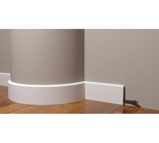 Плинтус повышенной гибкости Decor-Dizayn DD706-Е 80х13x2000мм DD706-E 1