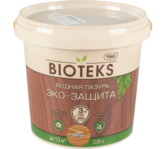 Водная лазурь ТЕКС Bioteks Эко-защита (орегон; 0.9 л) 32924