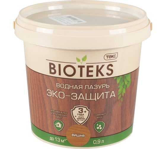 Водная лазурь ТЕКС Bioteks Эко-защита (вишня; 0.9 л) 117883
