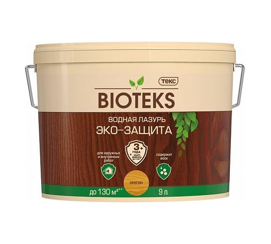 Водная лазурь ТЕКС Bioteks Эко-защита (орех; 0.9 л) 32925