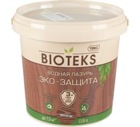 Водная лазурь ТЕКС Bioteks Эко-защита (махагон; 0.9 л) 128289