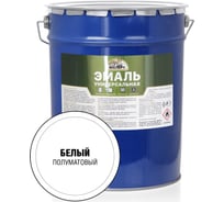 Универсальная алкидная эмаль ЭКСПЕРТ полуматовая, белая, 25 кг 30505