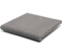 Ступень угловая полимерпесчаная weeco Флоренция 355х355х23мм, цвет серый, 4шт ФУС4