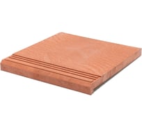Ступень фронтальная полимерпесчаная weeco Берлин 330х345х23мм, цвет терракот БФТ1