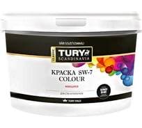 Краска TURY в/д SW-7 Color моющаяся Фудзи, 2.4 кг T1-00016371