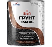 Грунт-эмаль по ржавчине 3 в 1 АЛЬБАТРОС NEW коричневый, 1,9кг 010156