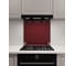 Защитный экран Normand 700х600х4 мм, RAL 3004, из закаленного стекла, на кухонный фартук, для плиты от брызг, 136-515 1