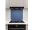 Защитный экран Normand 600х500х4 мм, RAL 5023, из закаленного стекла, на кухонный фартук, для плиты от брызг, 136-331 1