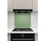 Защитный экран Normand 700х600х4 мм, RAL 6021, из закаленного стекла, на кухонный фартук, для плиты от брызг, 136-508 1