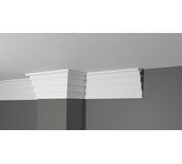 Карниз потолочный ударопрочный влагостойкий под покраску 120Х43Х2000 мм Decor-Dizayn DD514