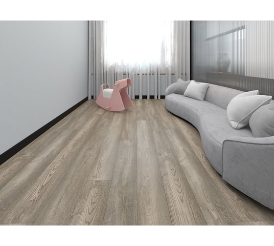 Виниловый пол FLOORWOOD Unit Дуб Фолио 43 класс, толщина 4 мм, с микрофаской, влагостойкий, 2,6352 кв. м 4403 1