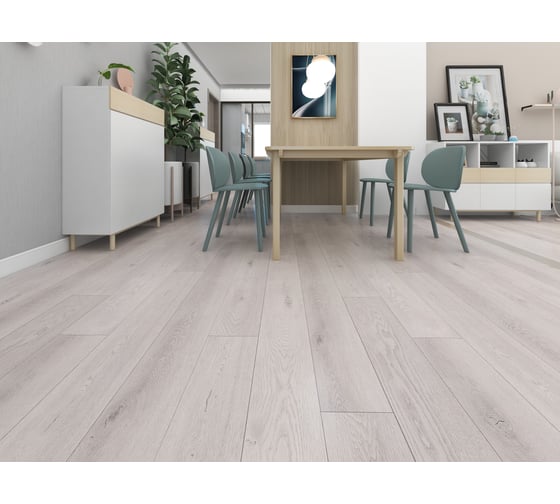 Ламинат FLOORWOOD Unit Дуб Элькар 43 класс, толщина 4 мм, с микрофаской, 2.6352 кв. м 3909